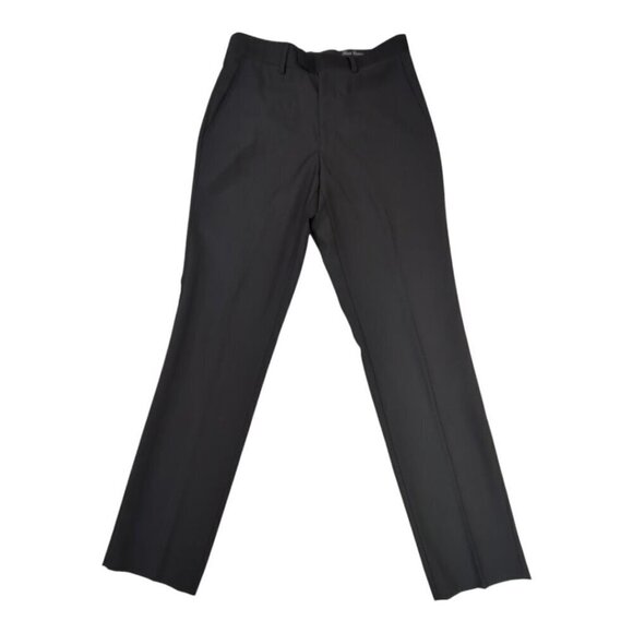 French Connection Pants Black Dress Business Formal Slim Mens Size 30x30 - Picture 2 of 11